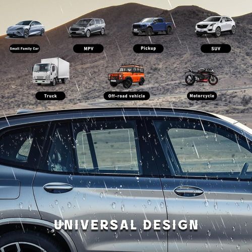 2 pcs car rearview mirror film, 6.89&#034; × 7.87&#034; waterproof ×