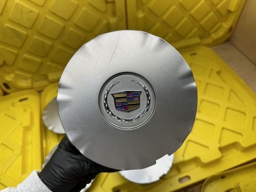 2010-2015 CADILLAC SRX OEM WHEEL CENTER HUB CAPS PART 9597489 SET 4 SILVER, US $55.49, image 2