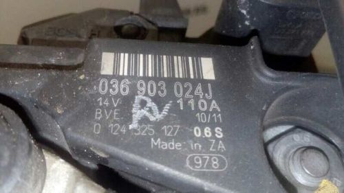 036903024J ALTERNATOR / 0124325127 / 3680442 FOR VOLKSWAGEN POLO 6R1 ADVANC-, US $, image 7