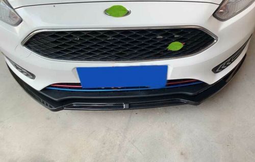 For Ford Focus 2012-2018 Carbon Fiber Front Bumper Lip Spoiler Bodykit Refit 3PC, US $219.25, image 4