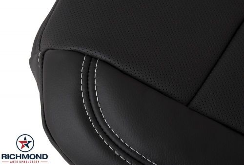 22-25 Chevy Silverado 1500 LTZ-Driver Bottom PERFORATED Leather Seat Cover Black, US $276.99, image 2