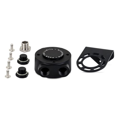 Mishimoto for 3/4 - 16 Thread Remote Oil Filter Mount - Black, US $142.63, image 4