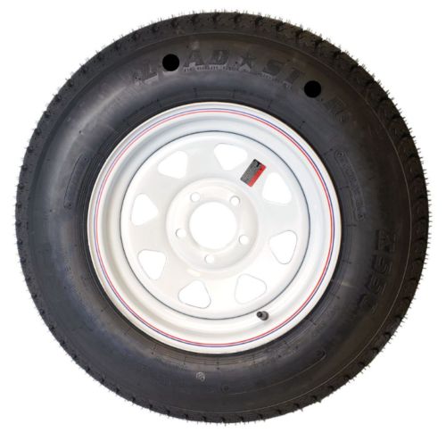 Loadsτaɾ ST225/75D-15" Tire with Painted Rim - Load Range D, 8-Ply, US $153.32, image 3