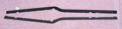 1963 ford fairlane 2-door sedan door panel channels, tops - rh & lh 