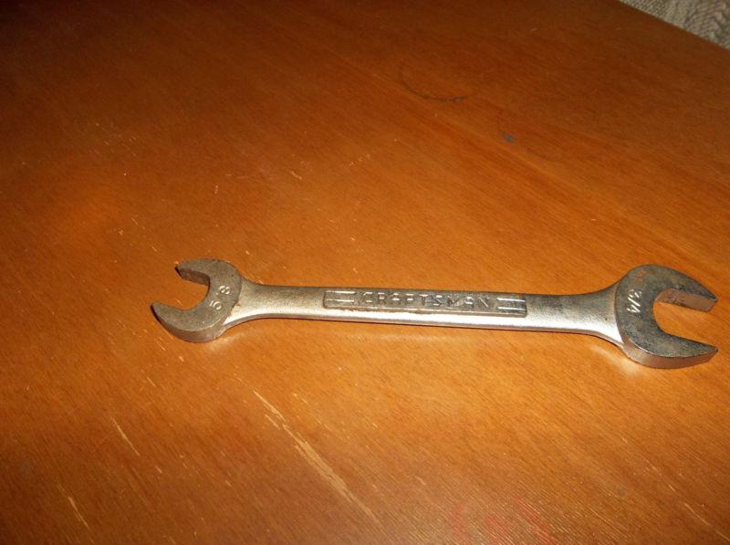 Craftsman 3/4 x 5/8 inch double open end wrench