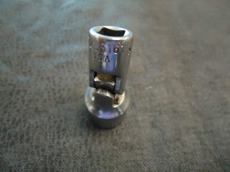 Snap-on 1/2" socket, universal, 1/4" drive, six point tmus161