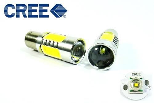 2x 1156 ba15s 7506 cree q5 led projector turn signal light tail reverse bulb 11w