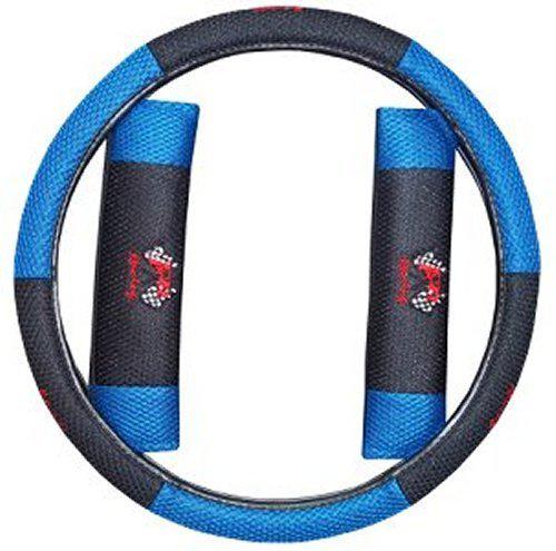 Blue Black Sport Jersey Racing Car Truck SUV Seat Covers w/ Racing Logo Pkg #C, US $40.84, image 6