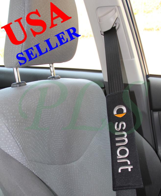 Smart Seat Belt Cover Shoulder Pads Black Cushion Pair, US $10.95, image 2