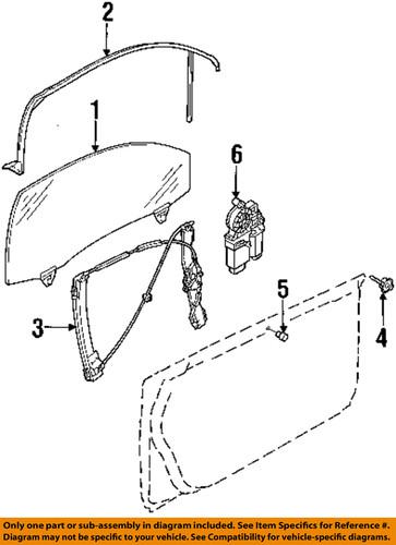 Audi oem 8e0837462c window regulator