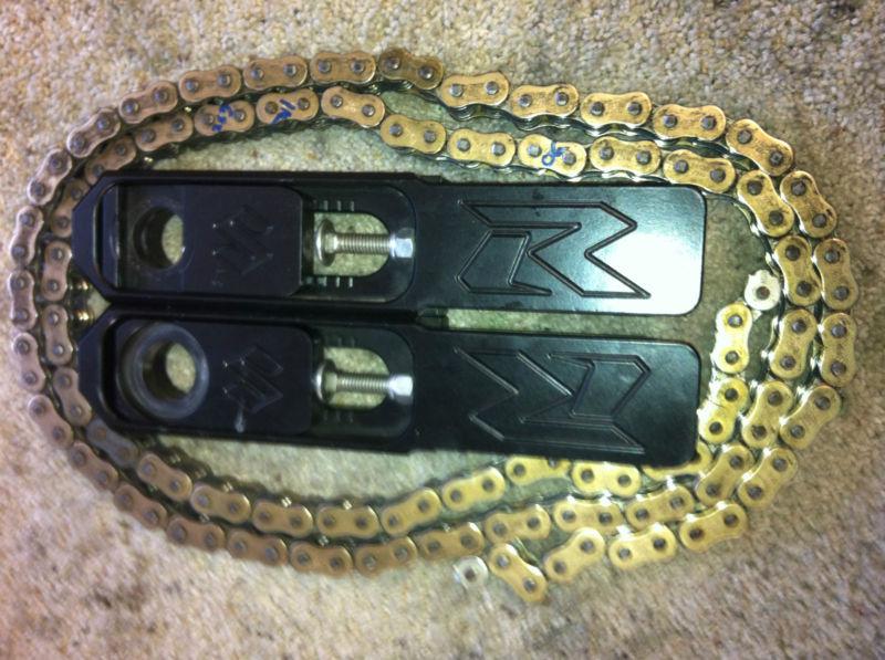 05 06 gsxr gsx 1000 swingarm extension extensions extended 3"-6" & chain 
