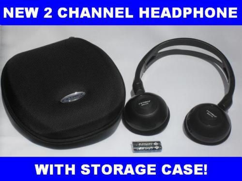 Chevrolet tahoe suburban wireless dvd headphones & case
