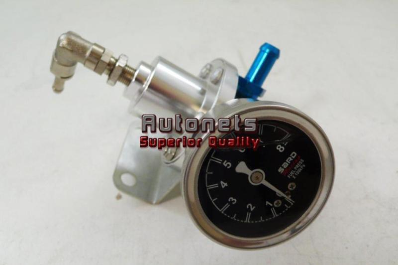 Buy Aluminum Fuel Pressure Regulator High Performance With Gauge 15100