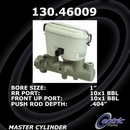 Centric 130.46009 brake master cylinder-premium master cylinder