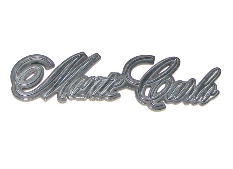 Monte Carlo Emblem 81 82 83 84 85 86 87 CHEVY, US $15.00, image 2