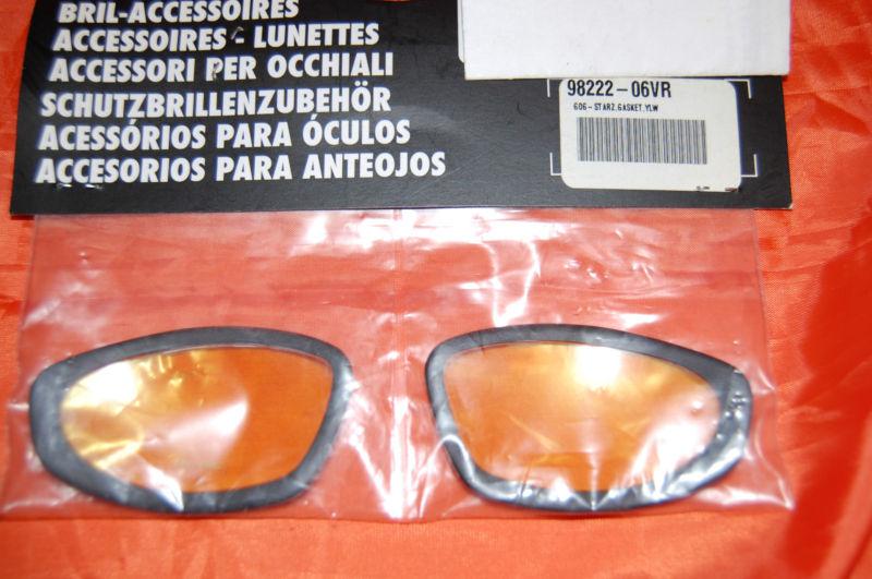 New harley davidson gog starz yellow 98222-06vr