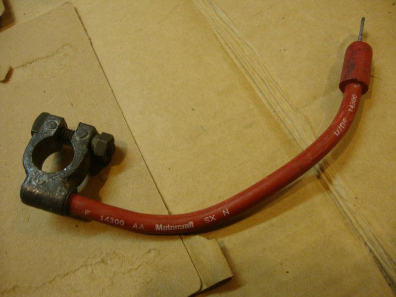 1977 ford maverick mercury comet nos positive battery cable new old stock