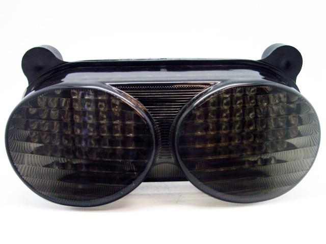 Smoke tail brake light for 1998-2007 kawasaki zx6r zx-6r zx9r zzr600 zx900 zr7s