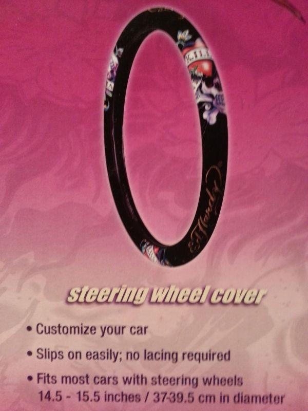 ED HARDY AUTO EXPRESSIONS GIFT SET....STEERING WHEEL COVER, CD ORGANIZOR..& MORE, US $20.00, image 4