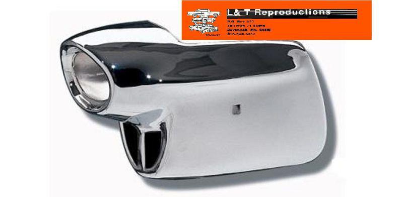 1957 chevy rear chrome bumper outer ends new  belair  sedan wagon hardtop all