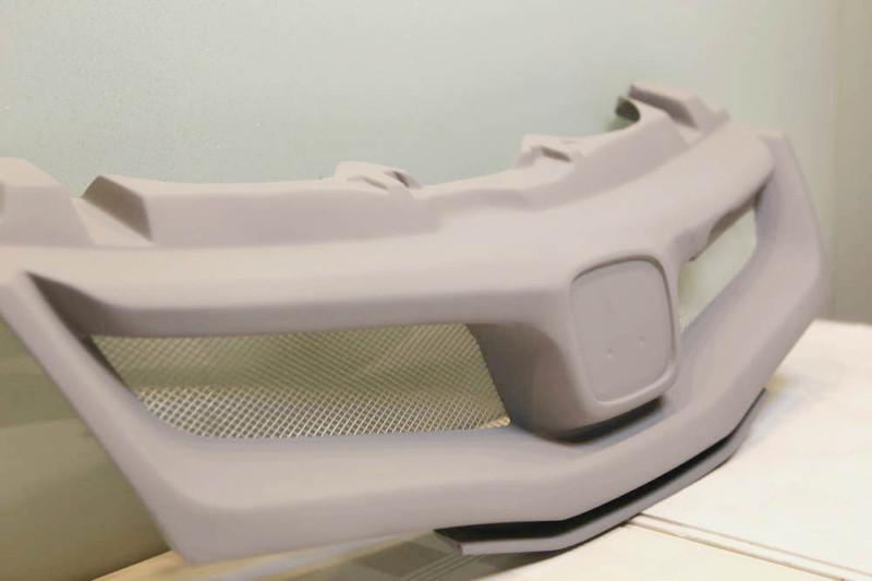 Honda civic fn2  r-1 06-11 type r front grille white crd002