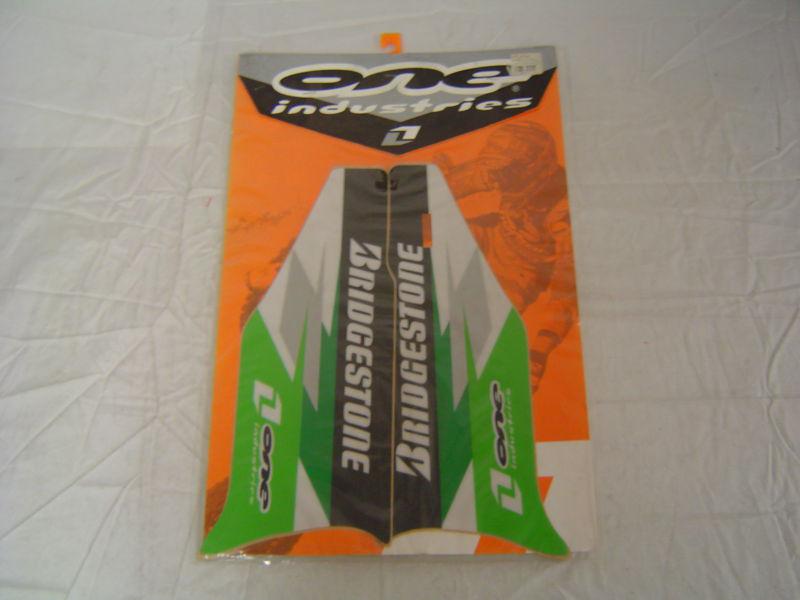 One industries fork guards graphic '04-'05 kxf250 de-fg-kw258