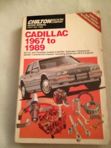 Cadillac 1967 to 1989 manual