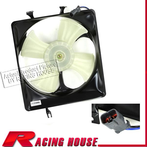 99-01 honda crv a/c ac air conditioning condenser radiator fan motor shroud unit