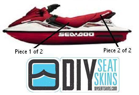 Gts gtx sea doo red seat skin cover 96 97 98 99 00 01 ~free manual available!~
