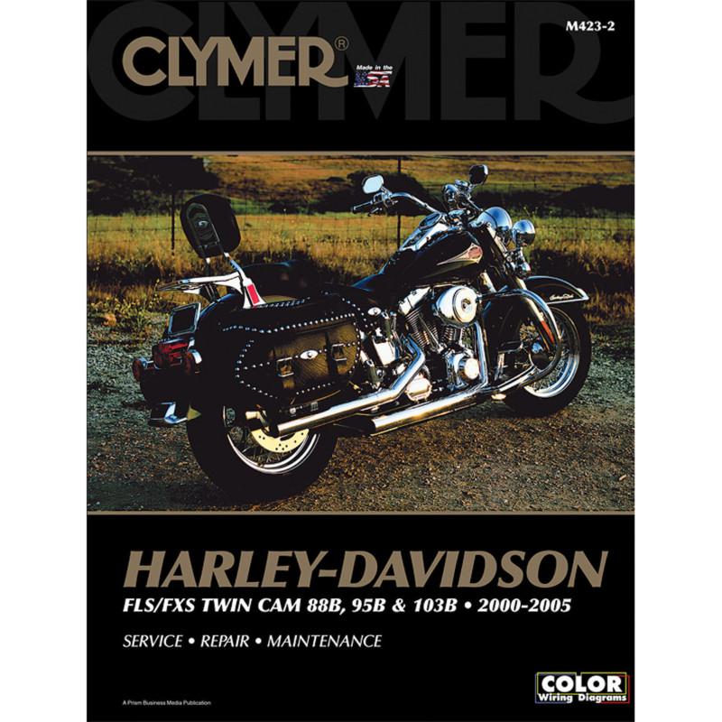 Clymer m423-2 repair service manual 2000-2005 harley flst/fxst