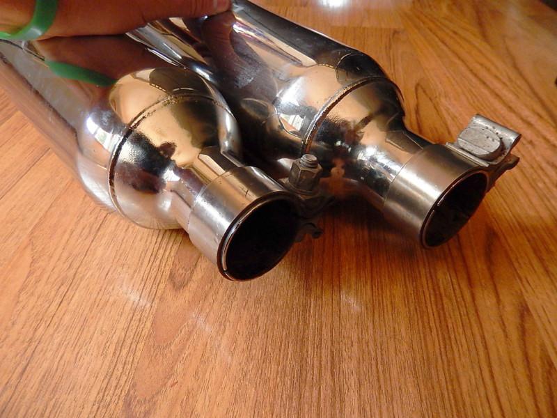 Harley Davidson Exhaust System FHTCU 65846-09 & 65538-09 Chrome Touring Muffler, US $49.99, image 5