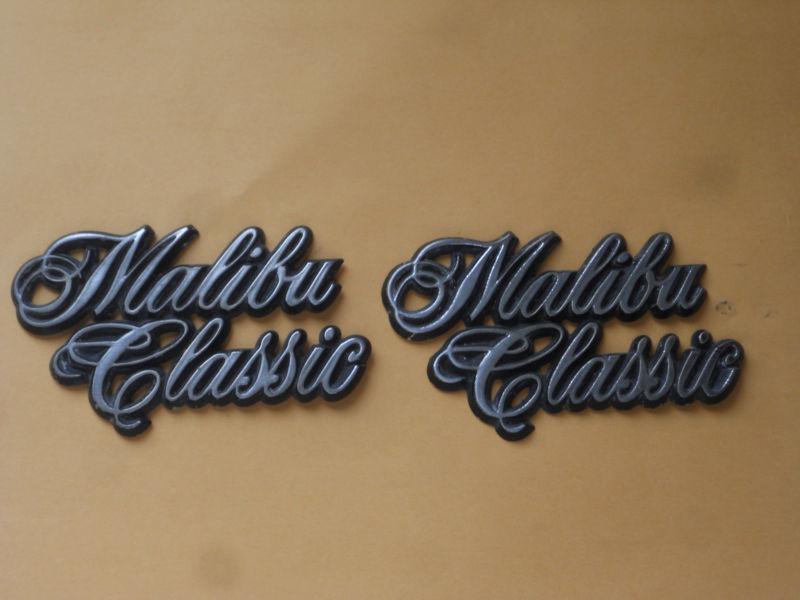 Chevy chevrolet malibu classic emblem ornament 