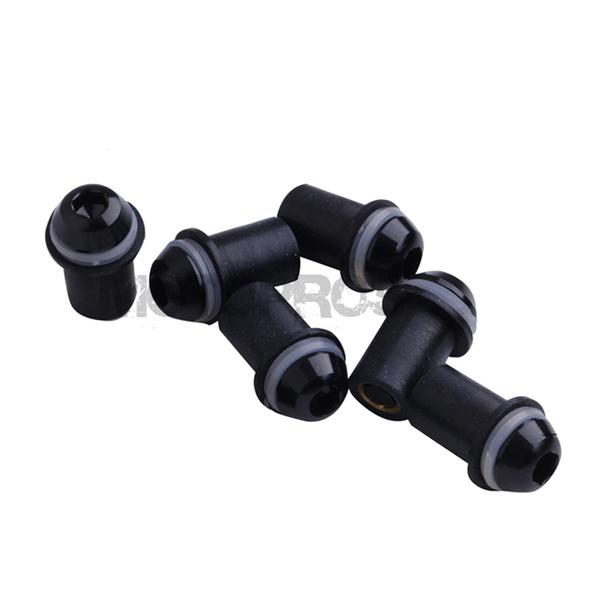 Black windscreen screws bolts for triumph daytona 675 st1050 600 tiger 6pcs