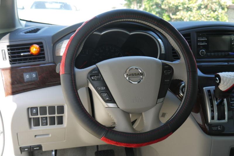 CIRCLE COOL CHEVROLET 57009 BLACK+RED LEATHER WRAP CAR STEERING WHEEL COVER WRAP, US $19.99, image 4