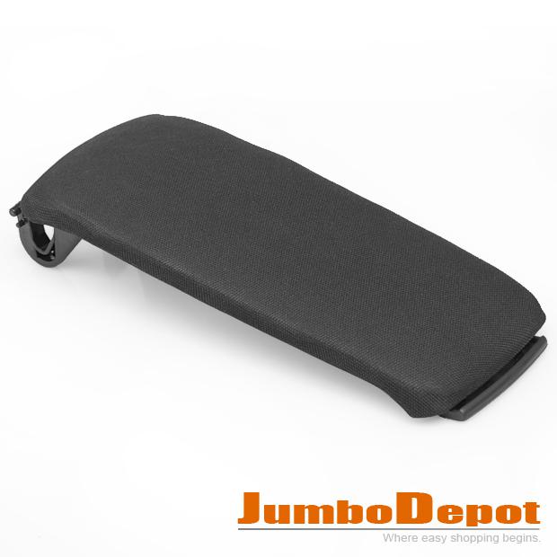 Black Cloth Center Console Armrest Cover Lid Set Fits For Audi A6 2001 02 - 2005, US $19.99, image 3