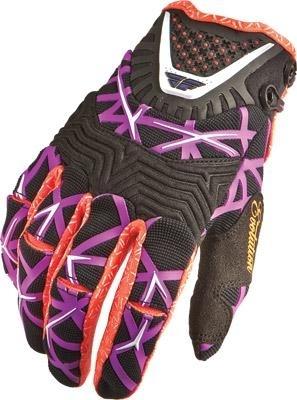 Fly racing mens 2011 evolution motocross gloves vivid purple large l