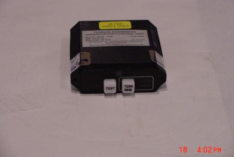 Mid-continent annunciator taws part# md41-1208  acu with faa 8130 tag 
