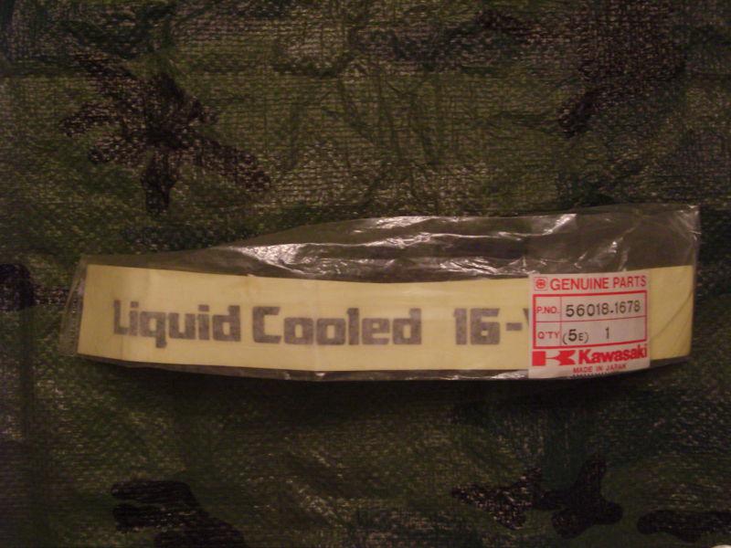 1985 kawasaki ninja 600r decal side