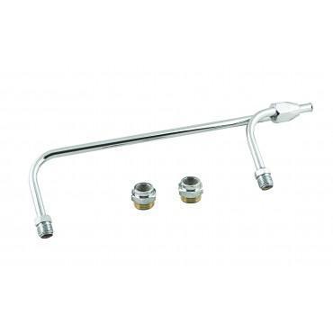 Mr. gasket chrome fuel line kit 1552