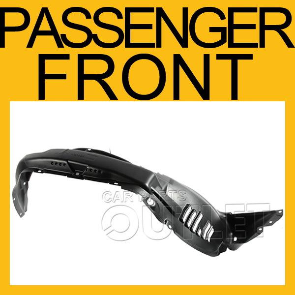 03-05 toyota 4runner passenger side front fender liner plastic splash shield rh
