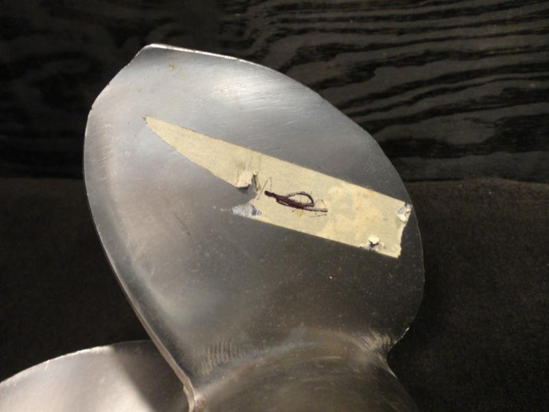 USED SUZUKI 14 x 16p 4-BLADE V6 STAINLESS STEEL PROPELLER OUTBOARD BOAT PROP, US $84.50, image 5