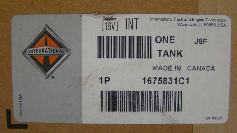 International truck tank model 1675831c1 new in box!