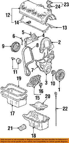 Honda oem 11821plm000 engine timing cover-timing cover