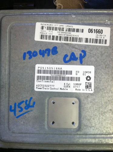 2009-2010 DODGE AVENGER CHRYSLER SEBRING DODGE JOURNEY ENGINE COMPUTER , US $65.00, image 2