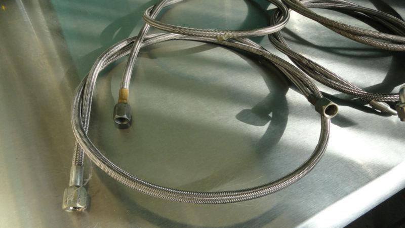(4) NASCAR -4 Racing Brake Line Stainless Steel Braided 36