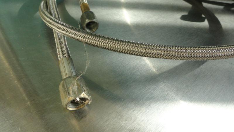(4) NASCAR -4 Racing Brake Line Stainless Steel Braided 36