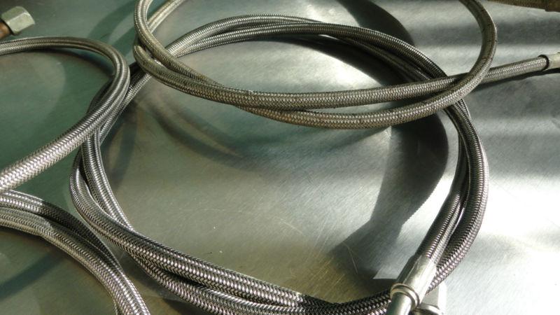 (4) NASCAR -4 Racing Brake Line Stainless Steel Braided 36