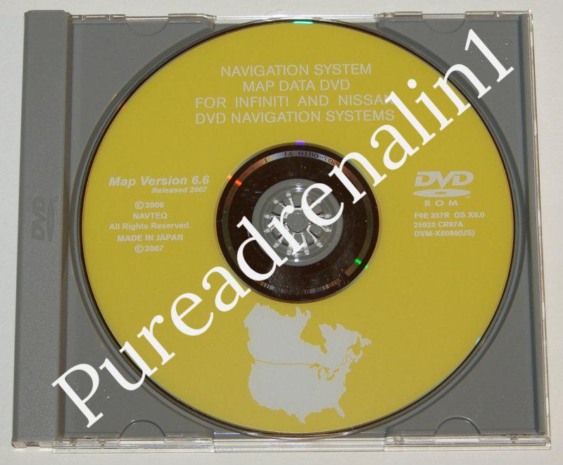 Oem 2003 2004 2005 infiniti g35 g 35 coupe sedan navigation map data disc cd dvd
