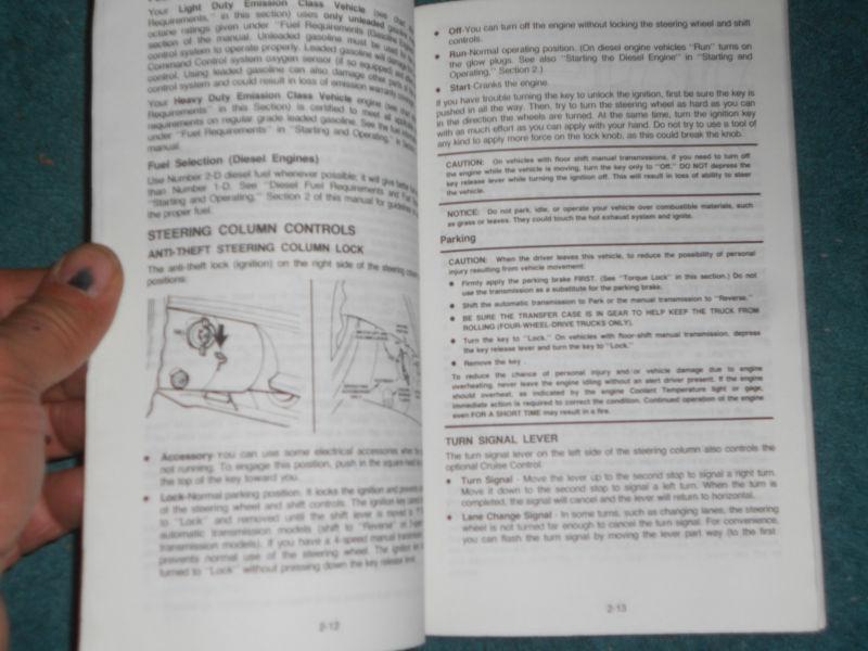 1983 GMC TRUCK OWNER'S MANUAL / 1500-3500 ORIGINAL GUIDE BOOK, US $22.50, image 2