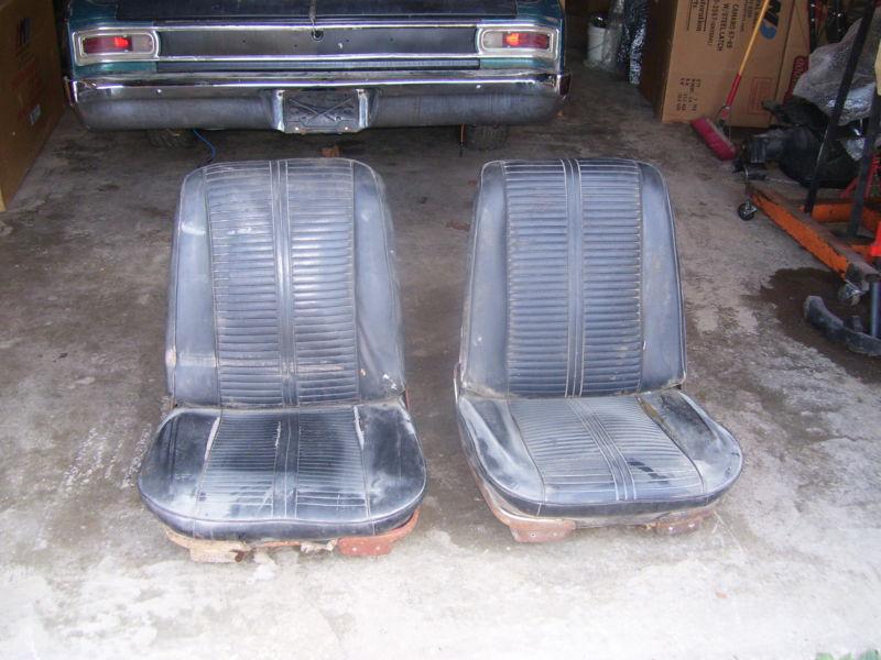 1966-72 chevelle nova monte carlo gto bucket seats